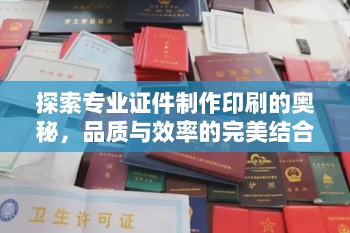 天等探索专业证件制作印刷的奥秘，品质与效率的完美结合